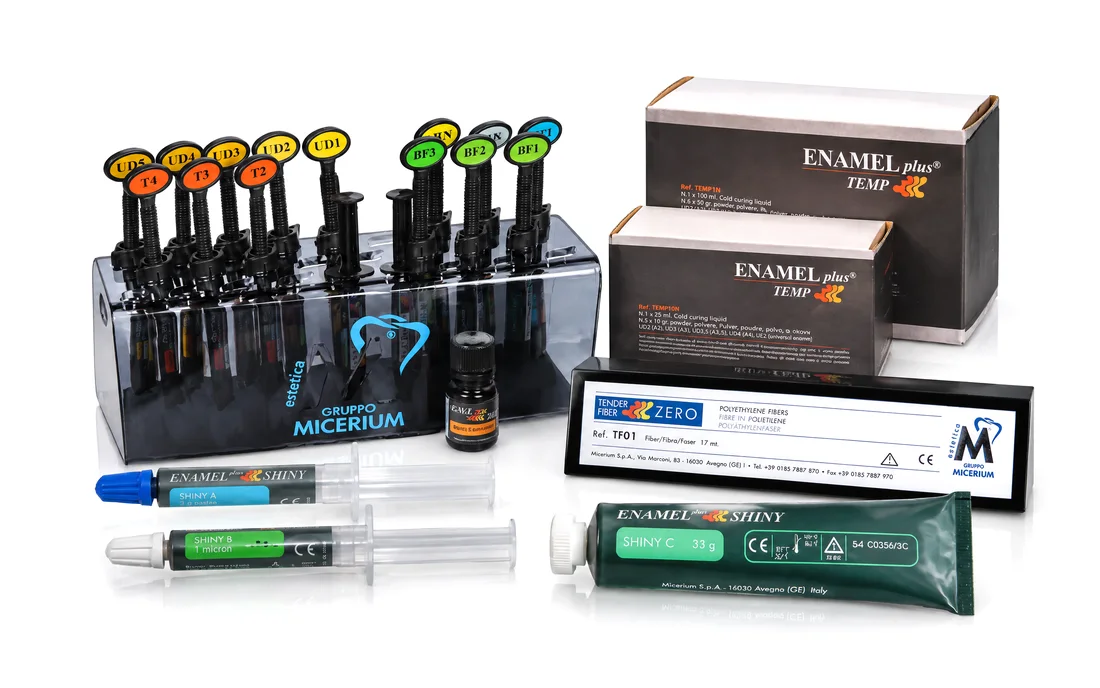 Pulido y laboratorio Micerium: Enamel Plus Shiny, kit Tender, Enamel Plus Temp y Tender Fiber ZERO