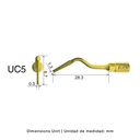 Punta cirugía UC5 Woodpecker para Mectron®, Woodpecker Ultrasurgery y otros | Extracción