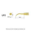 Punta cirugía UP2 Woodpecker para Mectron®, Woodpecker Ultrasurgery y otros | Extirpación y Extracción