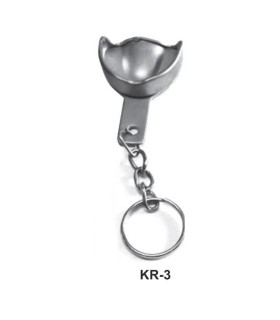 Llavero cubeta lisa dental MASTER. Accesorio odontológico práctico y original.