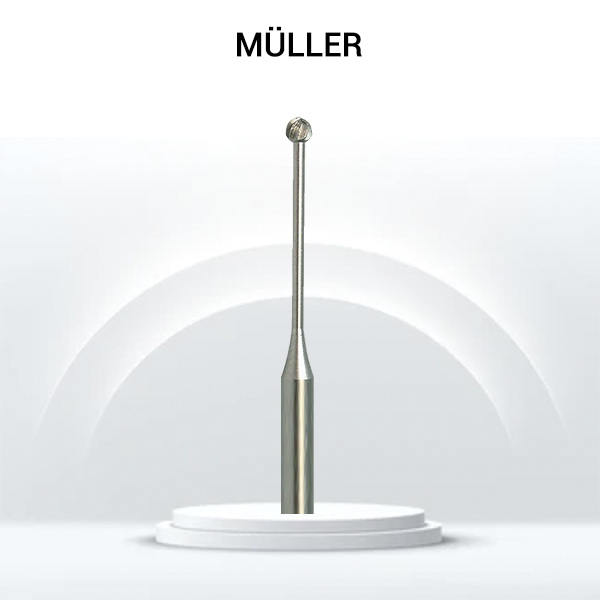 Fresa bola Müller JOTA 191RF para pulpa dental.