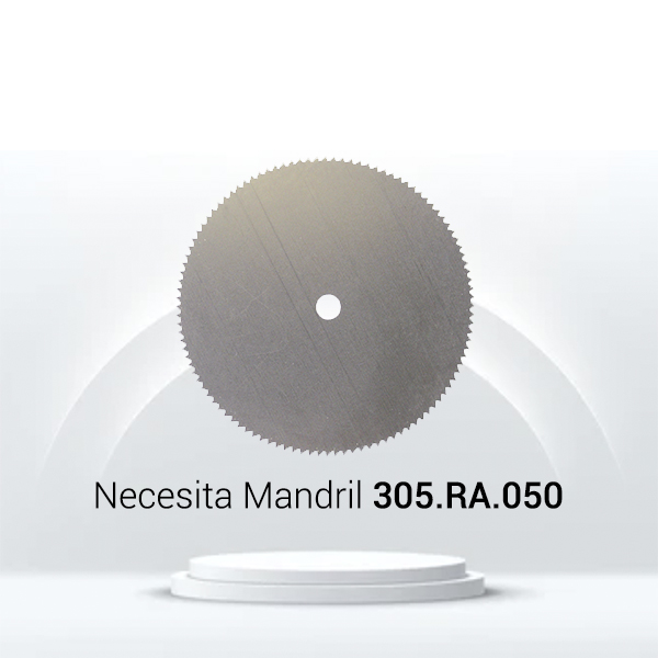 Sierra dental JOTA 232RF acero inoxidable sin mandril.