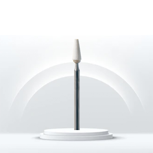 Abrasivo cónico hombro Arkansas 649 JOTA: pulido dental preciso.