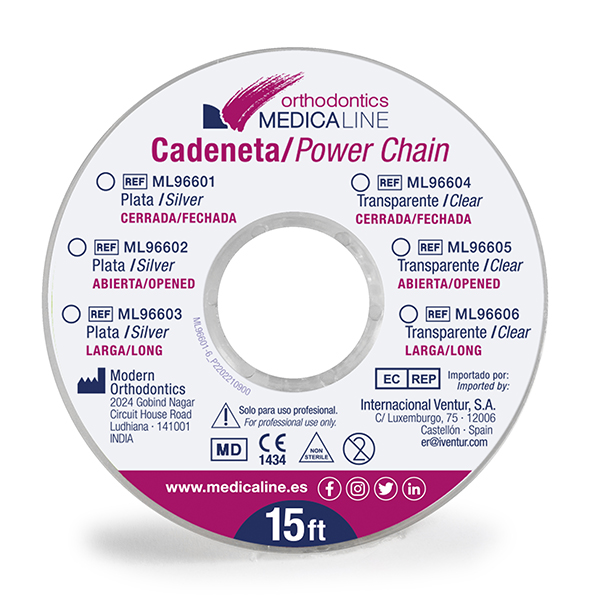 Cadeneta ML elástica Clear 