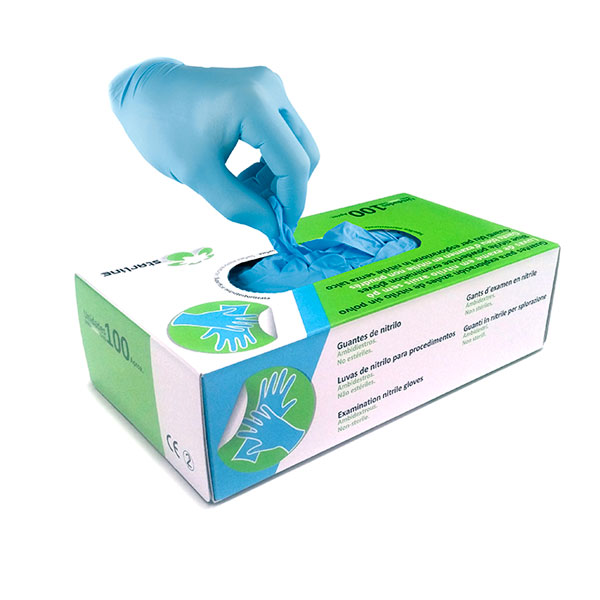 Guantes de nitrilo STARLINE. Protección dental e higiene.
