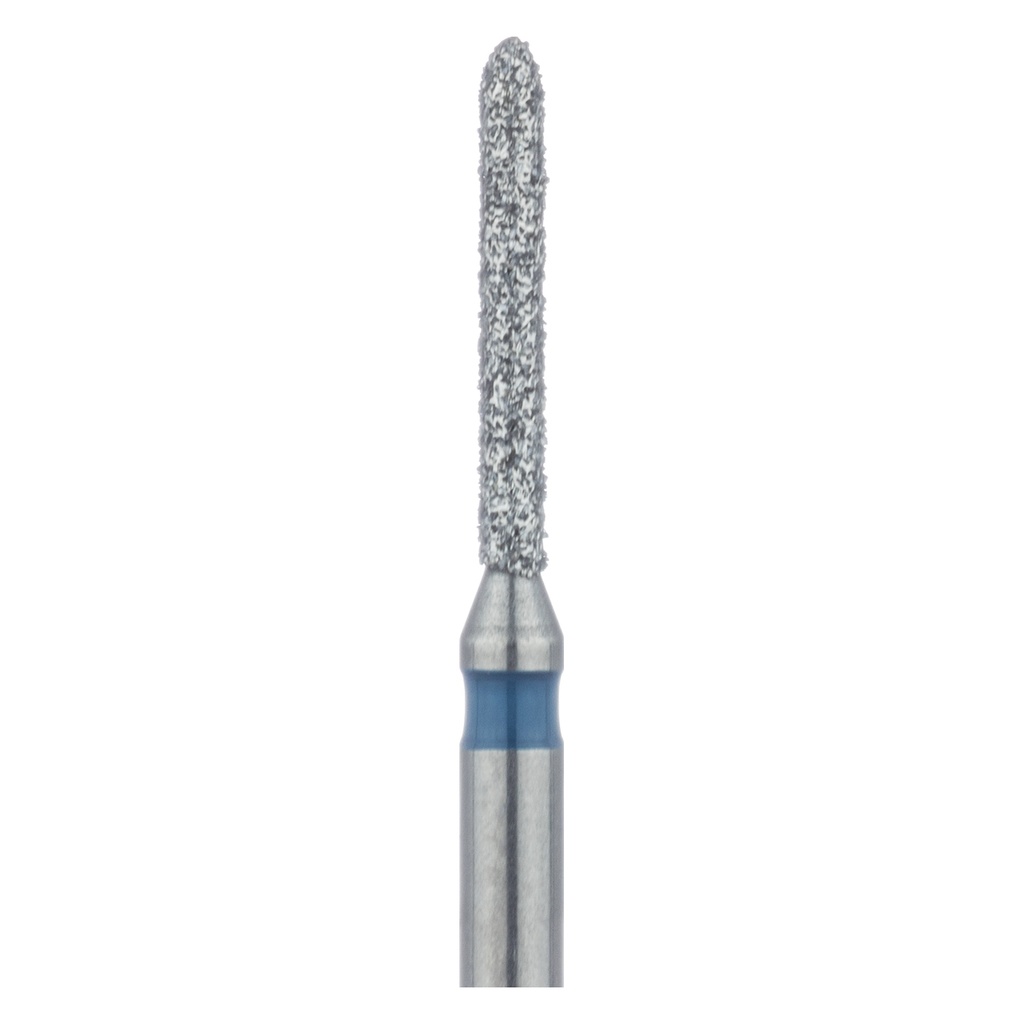 Fresa dental JOTA 868 diamante, cilíndrica torpedo.