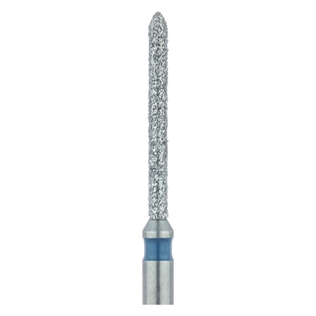 Fresa dental JOTA 869 diamante, cilíndrica torpedo.