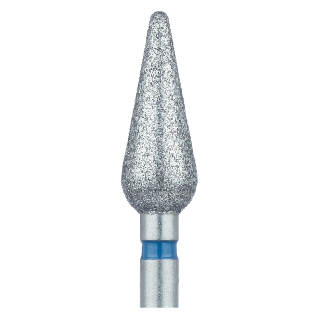 Fresa dental JOTA 879 cónica torpedo diamante.