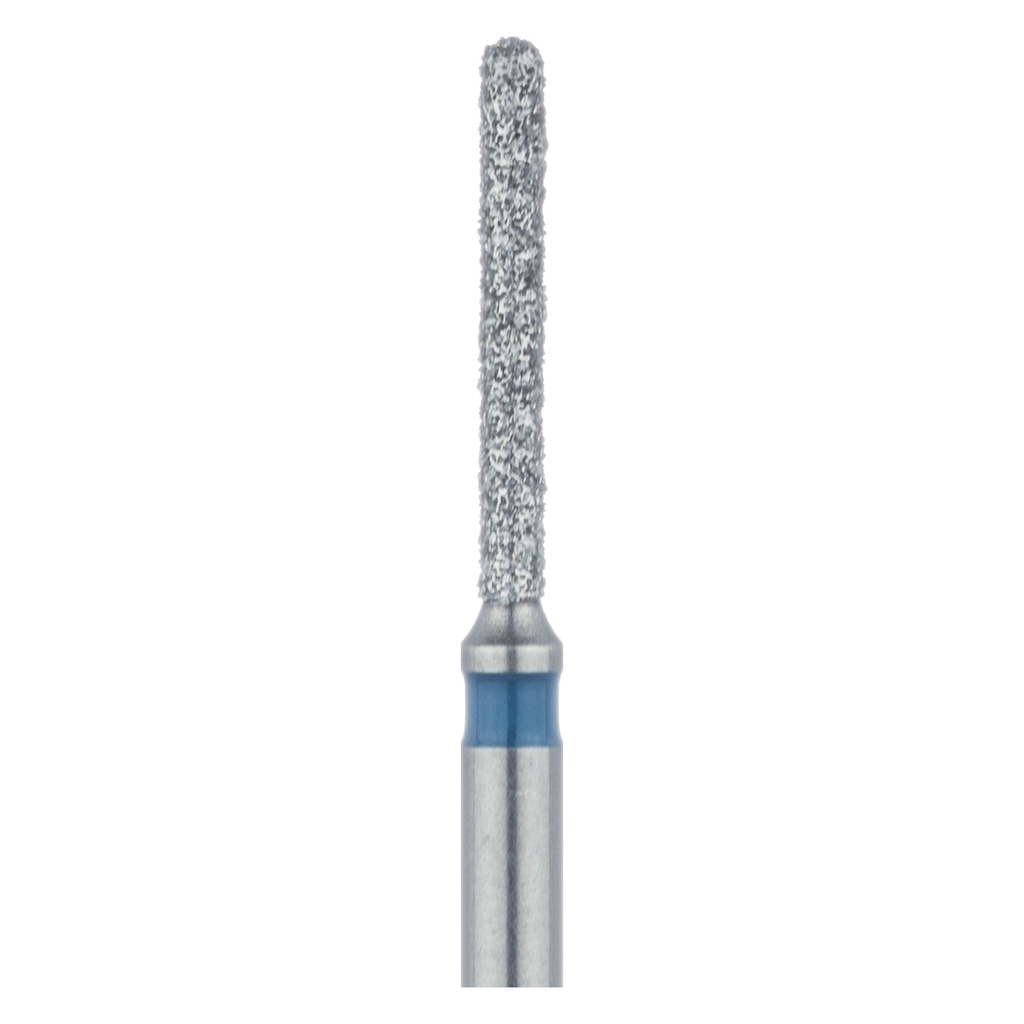 Fresa dental JOTA 881 diamante cilíndrica punta redondeada.