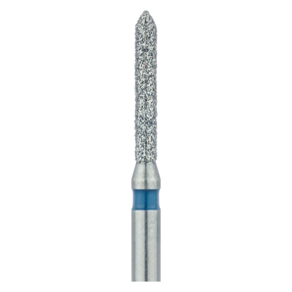 Fresa dental JOTA 885 cilíndrica puntiaguda diamante.