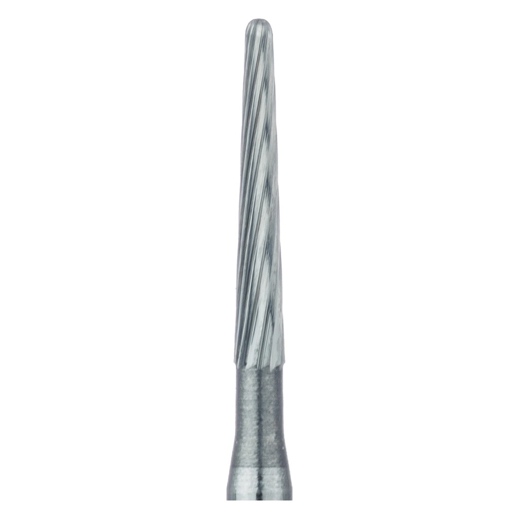 Fresa carburo cónica JOTA C375R, punta redondeada multiláminas.
