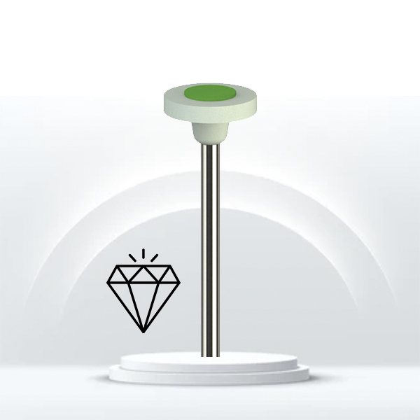 Rueda JOTA ZIR9867F para zirconio fino. Pulido dental preciso.