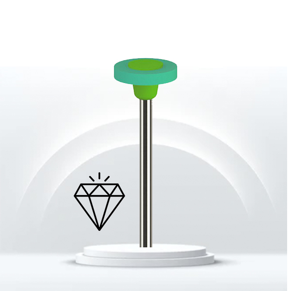 Rueda zirconio medio JOTA ZIR9867M para pulido dental.