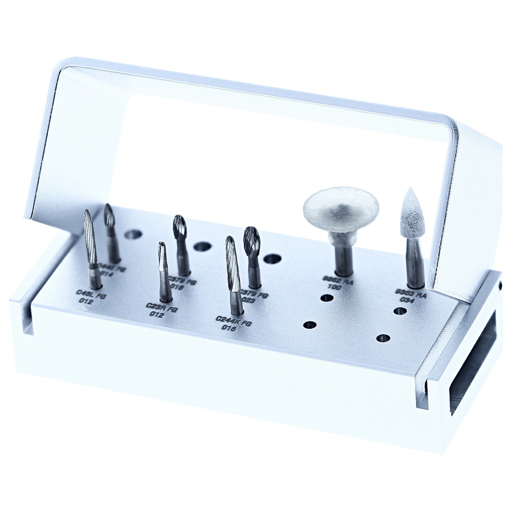 Kit Ortodoncia FG JOTA: brackets, arcos, adhesivo y accesorios.