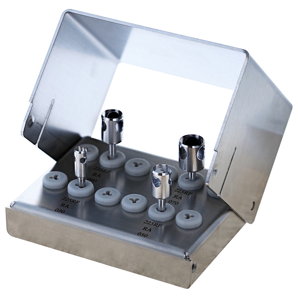 Kit Trefinas JOTA con Punch para implantes dentales.