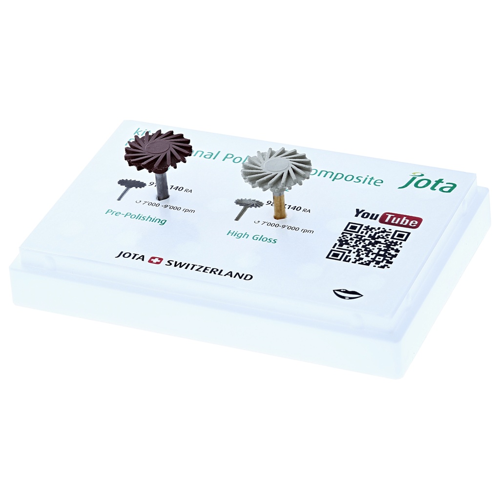 Kit pulido composite JOTA: brillo y acabado profesional.