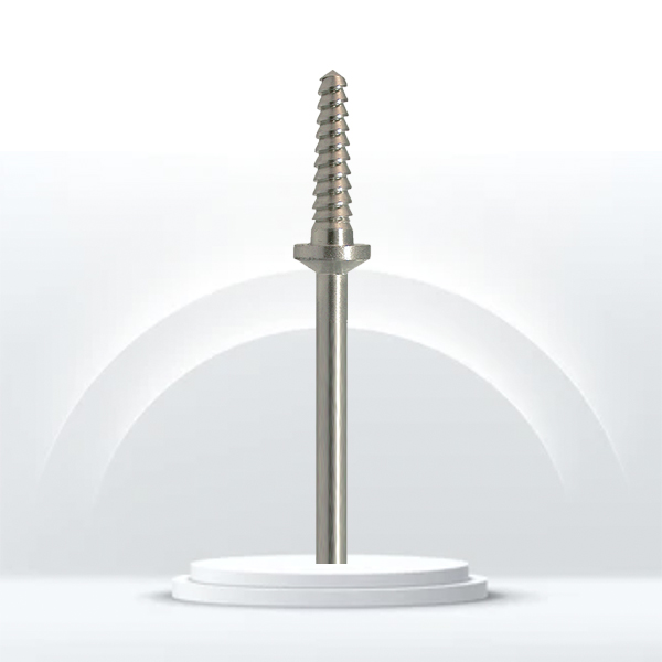 Mandril rosca JOTA para cilindros HP dentales.