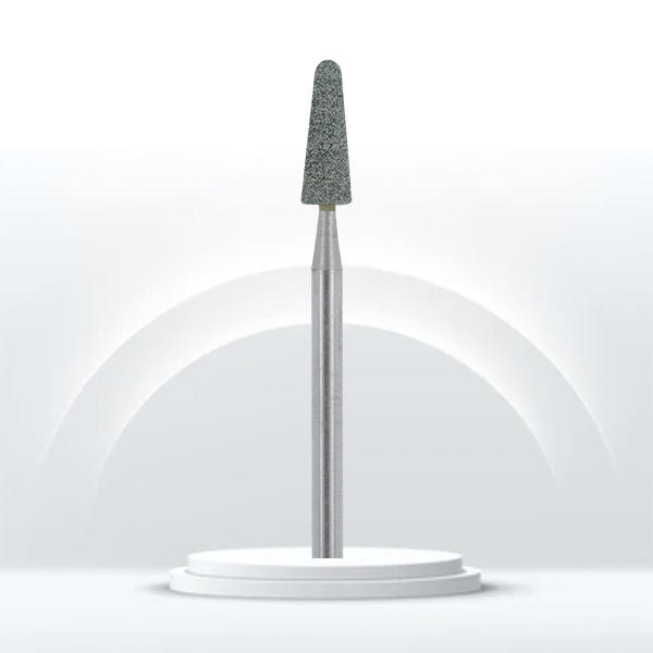 Abrasivo cónico JOTA 652R para cerámica dental, pulido redondo.
