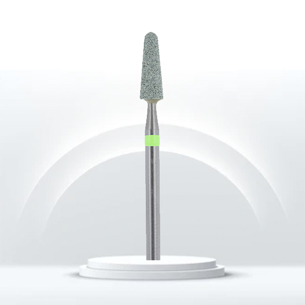 Abrasivo cónico Kiwi JOTA 652R para cerámica dental.