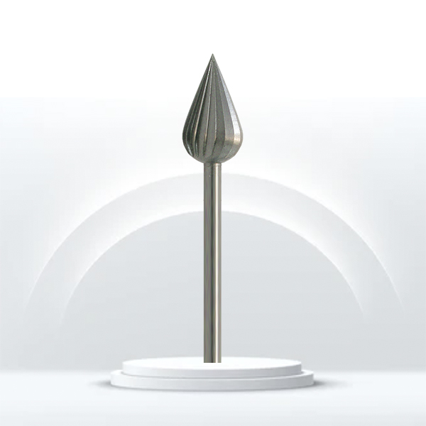 Fresa pera JOTA 78, punta de acero para odontología.