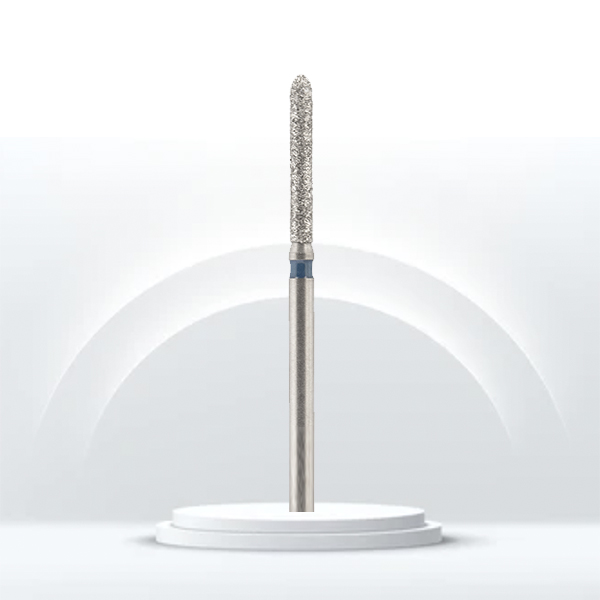 Fresa dental JOTA 869 diamante, cilíndrica torpedo.