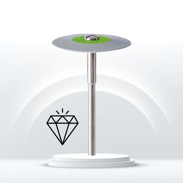 Disco cerámico fino JOTA 9801F para pulido dental.