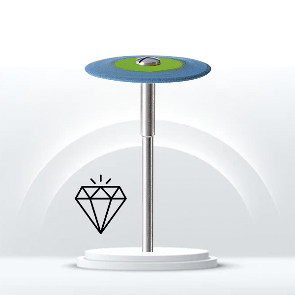 Disco cerámico JOTA 9801G grueso para pulido dental.