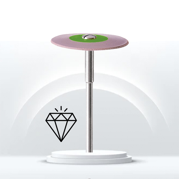 Disco cerámica JOTA Medio 9801M para pulido dental.