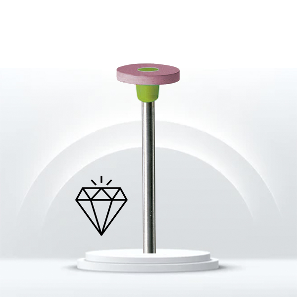 Disco cerámica JOTA Medio 9804M: pulido y acabado dental profesional.