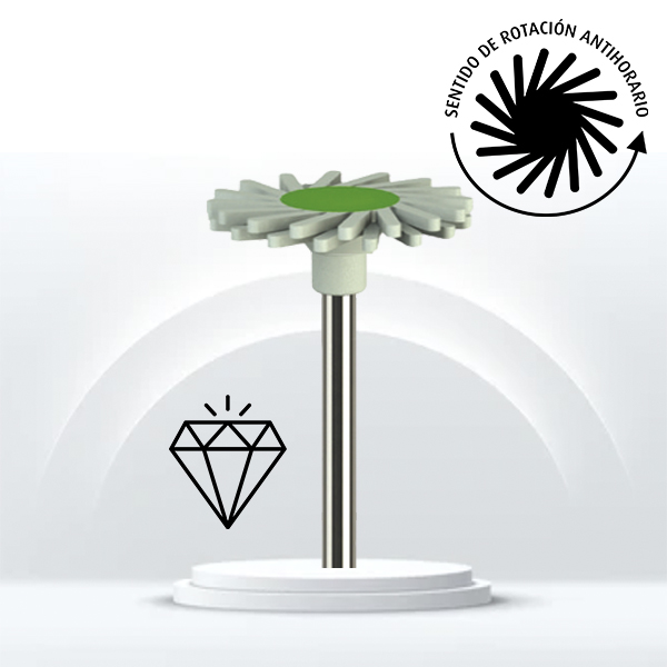 Swivel Cerámica Fino 9805F JOTA: pulido dental preciso.