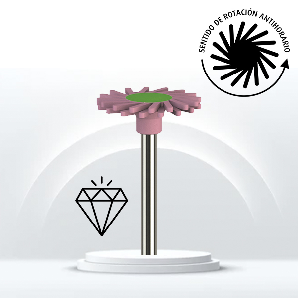 Swivel Cerámica Medio JOTA 9805M para pulido dental.