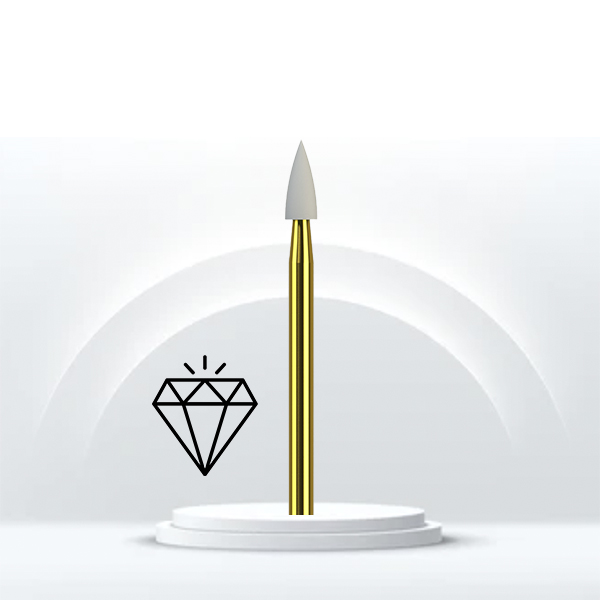 Pulidor llama composite fino JOTA 9831. Acabado dental profesional.