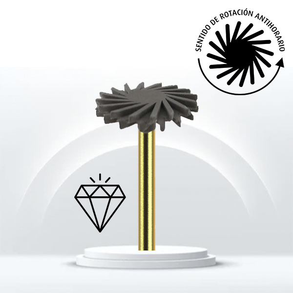 Swivel composite fino 9840 JOTA: pulido dental preciso.