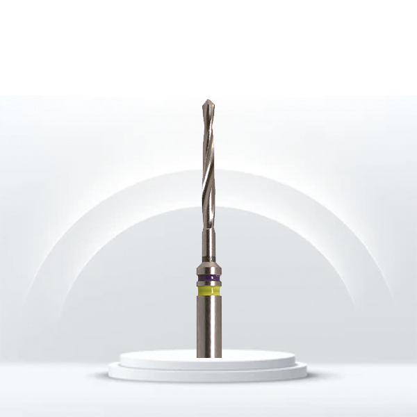 Fresa piloto dental JOTA 1.3mm. Preparación precisa implantes.