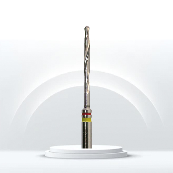 Fresa piloto dental JOTA 1.3mm. Preparación precisa implantes.