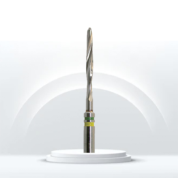 Fresa piloto dental JOTA, grosor 1.5mm. Preparación precisa.