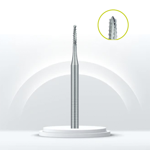 Fresa carburo Lindemann C163 JOTA. Instrumental dental corte hueso.