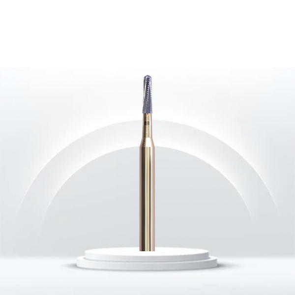 Fresa dental JOTA carburo C18R cilíndrica punta redondeada.