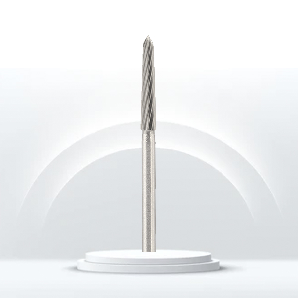 Fresa carburo cilíndrica JOTA C245K. Herramienta dental corte preciso.