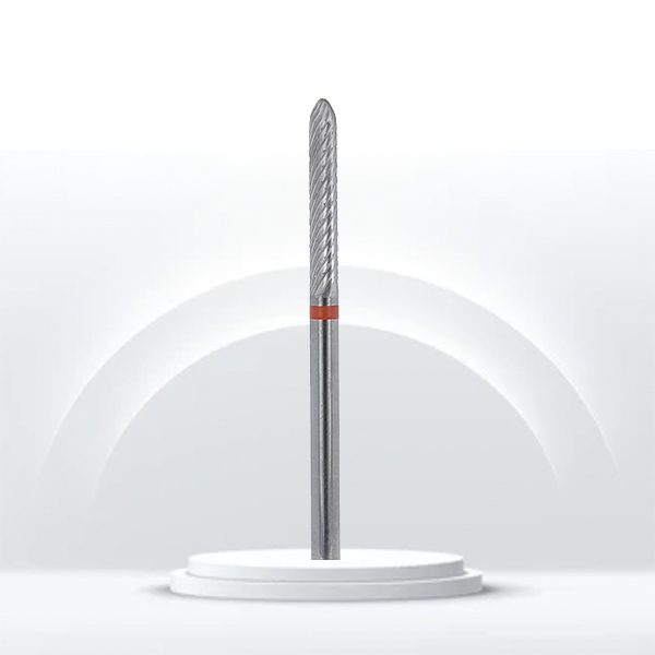 Fresa cilíndrica punta fina JOTA CX487F para odontología.