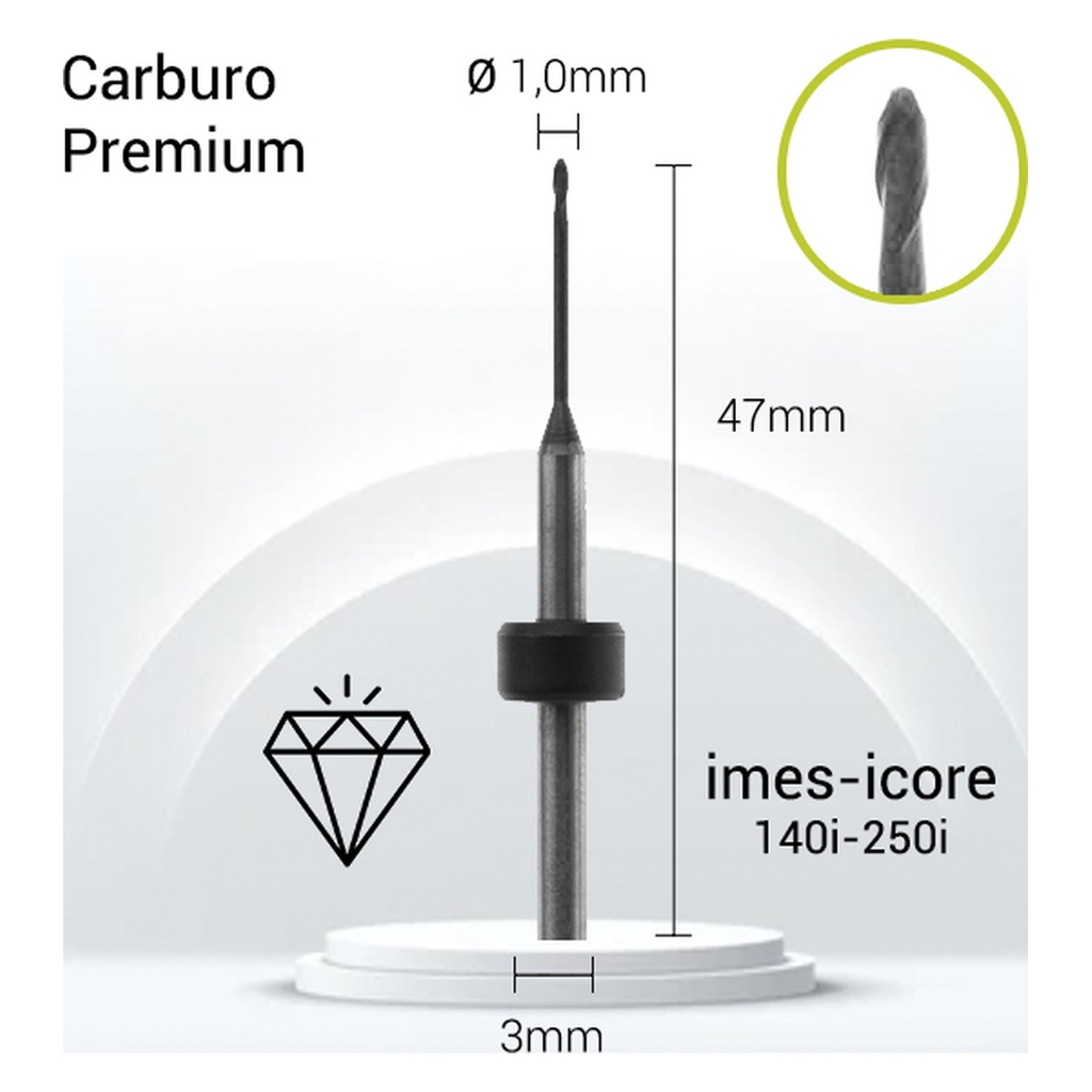 II3-J11C-010 Carburo + Diamante 3mm