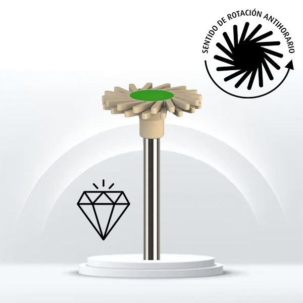 Swivel Di-Silicato Fino LS9878F JOTA: pulido dental preciso.