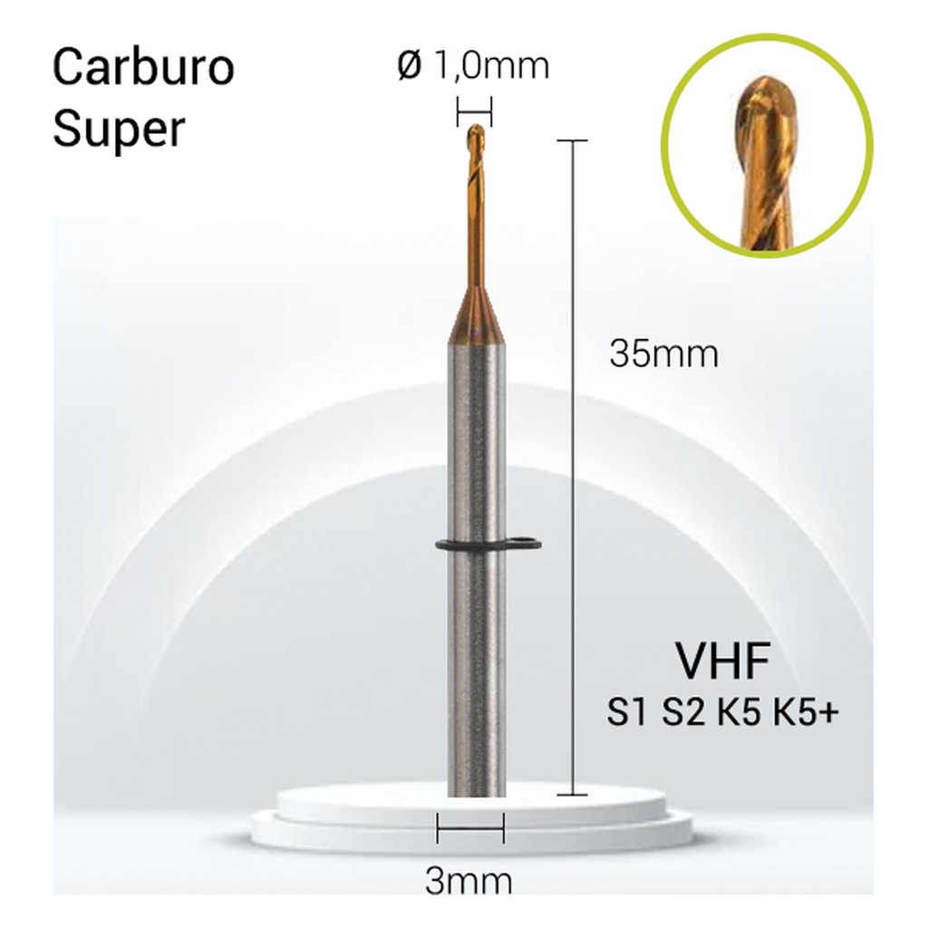 Carburo JOTA Super 3mm CrCo V3-J22-010 para dental