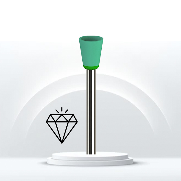 Pulidor copa Zirconio medio JOTA ZIR9862M para pulido dental.