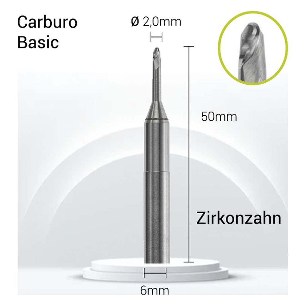 ZZ6-J14-020 Carburo 6mm Crco, Titanio