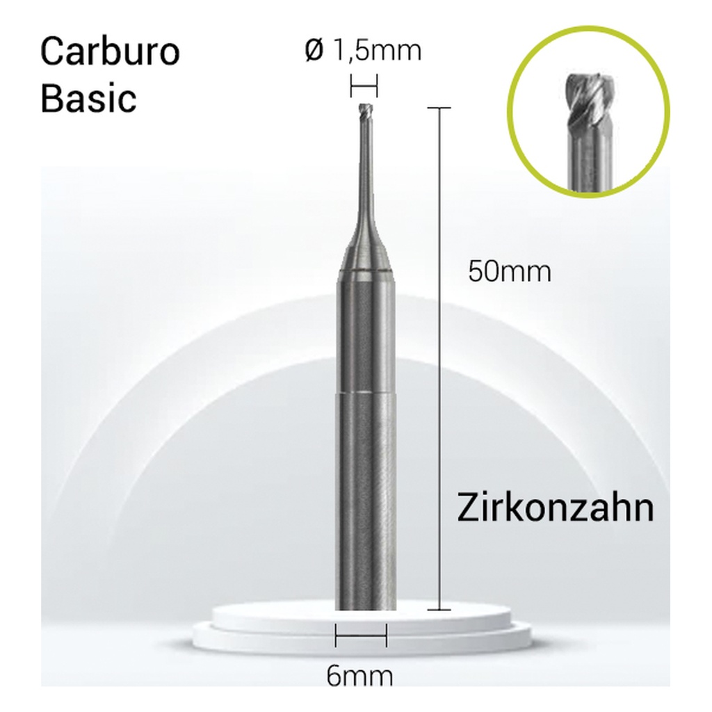 Carburo 6mm CrCo Titanio JOTA ZZ6-J15-015 dental