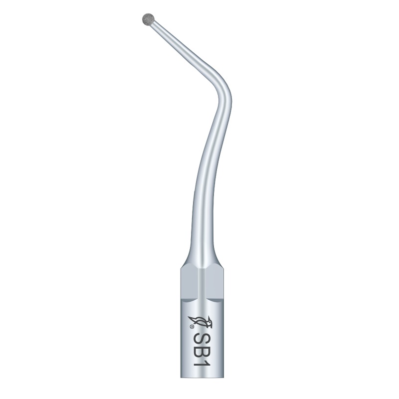 Punta ultrasonidos Woodpecker SB1 diamantada para cavidades EMS.