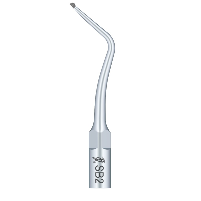 Punta ultrasonidos Woodpecker SB2 diamantada para cavidades EMS