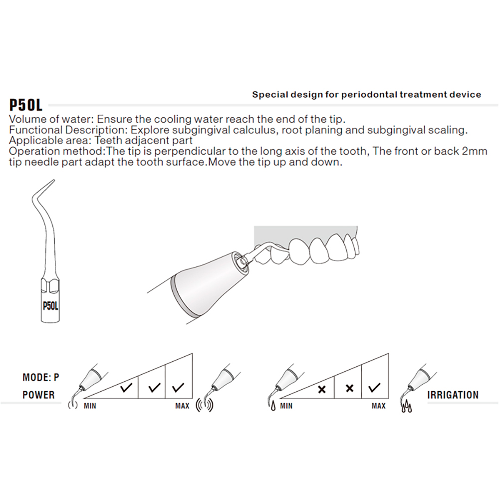 Punta P50L. Especial para PT-A, PT-B, PT3 y PT5 | Perio