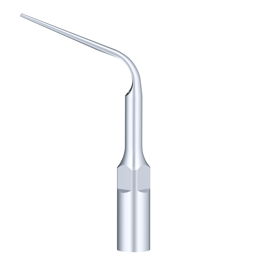 Punta ultrasonidos Woodpecker P10 Perio compatible EMS para limpieza dental.